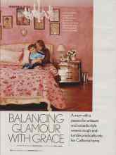 Better Homes & Gardens February 2006 Magazine Article: BALANCING GLAMOUR WITH GRACE