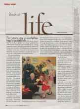Better Homes & Gardens February 2006 Magazine Article: Book of life