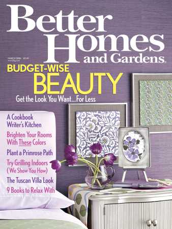 Better Homes & Gardens March 2006 Magazine Cover