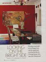 Better Homes & Gardens March 2006 Magazine Article: LOOKING ON THE BRIGHT SIDE