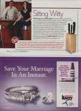 Better Homes & Gardens March 2006 Magazine Article: Sitting Witty