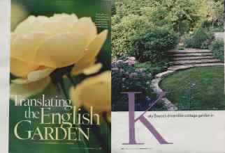 Better Homes & Gardens March 2006 Magazine Article: Translating the English GARDEN