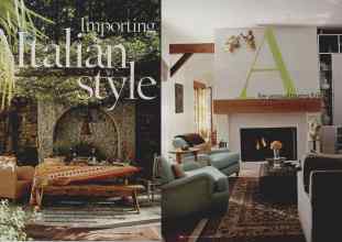 Better Homes & Gardens March 2006 Magazine Article: Importing Italian style