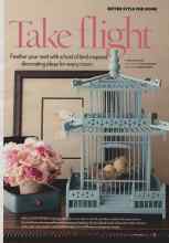 Better Homes & Gardens April 2006 Magazine Article: Take flight
