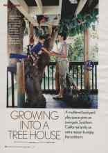Better Homes & Gardens April 2006 Magazine Article: GROWING INTO A TREE HOUSE