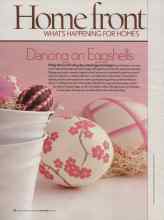 Better Homes & Gardens April 2006 Magazine Article: Dancing on Eggshells