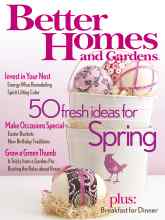 Better Homes & Gardens April 2006 Magazine Cover
