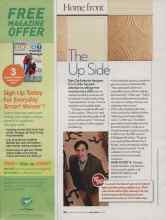 Better Homes & Gardens May 2006 Magazine Article: The Up Side