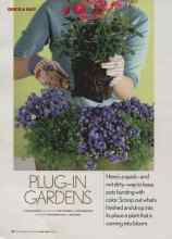 Better Homes & Gardens May 2006 Magazine Article: PLUG-IN GARDENS