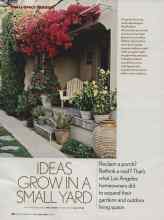 Better Homes & Gardens May 2006 Magazine Article: IDEAS GROW IN A SMALL YARD
