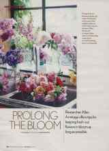 Better Homes & Gardens May 2006 Magazine Article: PROLONG THE BLOOM