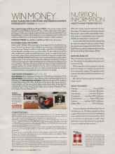 Better Homes & Gardens May 2006 Magazine Article: NUTRITION INFORMATION