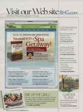 Better Homes & Gardens June 2006 Magazine Article: FIRE UP THE GRILL!
