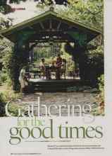 Better Homes & Gardens June 2006 Magazine Article: Gathering for the good times