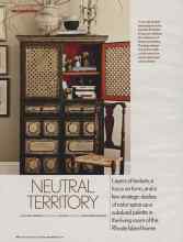 Better Homes & Gardens June 2006 Magazine Article: NEUTRAL TERRITORY