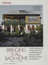 Better Homes & Gardens June 2006 Magazine Article: BRINGING IT ALL BACK HOME