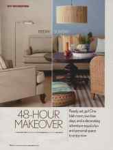 Better Homes & Gardens June 2006 Magazine Article: 48-HOUR MAKEOVER