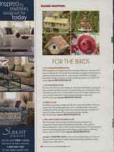 Better Homes & Gardens June 2006 Magazine Article: FOR THE BIRDS