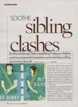 Better Homes & Gardens June 2006 Magazine Article: SOOTHE sibling clashes