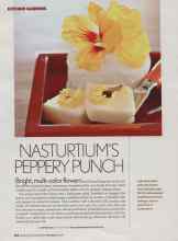 Better Homes & Gardens June 2006 Magazine Article: NASTURTIUM'S PEPPERY PUNCH