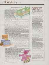 Better Homes & Gardens June 2006 Magazine Article: WAKING UP IS HARD TO DO