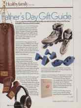 Better Homes & Gardens June 2006 Magazine Article: Father's Day Gift Guide