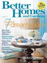 Better Homes & Gardens June 2006 Magazine Cover