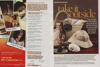 Better Homes & Gardens June 2006 Magazine Article: Page 129