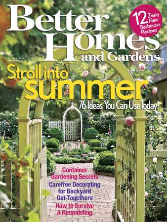 Better Homes & Gardens July 2006 Magazine Cover