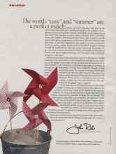 Better Homes & Gardens July 2006 Magazine Article: The words 