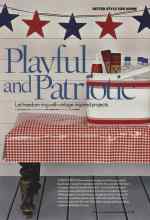 Better Homes & Gardens July 2006 Magazine Article: Playful and Patriotic