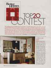 Better Homes & Gardens July 2006 Magazine Article: TOP 20 CONTEST