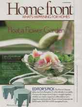 Better Homes & Gardens July 2006 Magazine Article: Float a Flower Garden