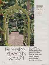 Better Homes & Gardens July 2006 Magazine Article: FRESHNESS--ALWAYS IN SEASON