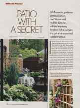 Better Homes & Gardens July 2006 Magazine Article: PATIO WITH A SECRET