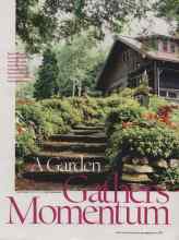 Better Homes & Gardens July 2006 Magazine Article: A Garden Gathers Momentum