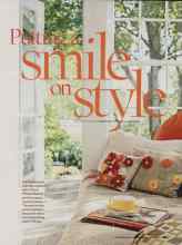 Better Homes & Gardens August 2006 Magazine Article: Putting a smile on style
