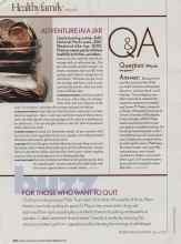 Better Homes & Gardens August 2006 Magazine Article: Buzz FOR THOSE WHO WANT TO QUIT