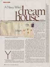 Better Homes & Gardens August 2006 Magazine Article: A Navy Wife's dream house