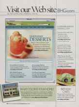 Better Homes & Gardens September 2006 Magazine Article: QUICK & EASY DESSERTS