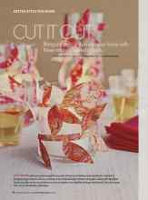 Better Homes & Gardens September 2006 Magazine Article: CUT IT OUT