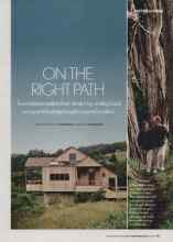Better Homes & Gardens September 2006 Magazine Article: ON THE RIGHT PATH