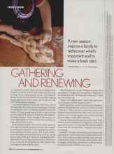 Better Homes & Gardens September 2006 Magazine Article: GATHERING AND RENEWING