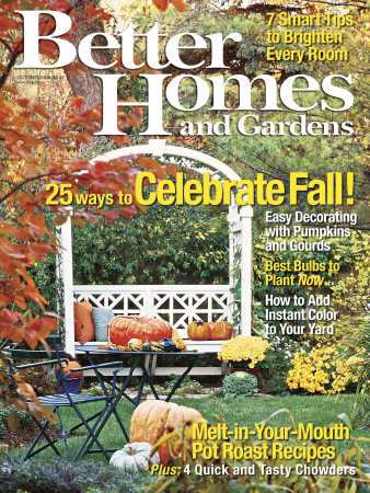 Better Homes & Gardens October 2006 Magazine Cover