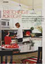 Better Homes & Gardens October 2006 Magazine Article: STRETCHING IT FOR EIGHT