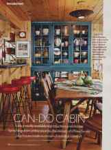 Better Homes & Gardens October 2006 Magazine Article: CAN-DO CABIN