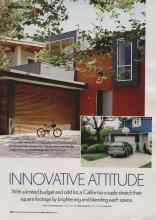 Better Homes & Gardens October 2006 Magazine Article: INNOVATIVE ATTITUDE