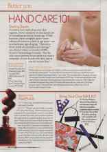 Better Homes & Gardens October 2006 Magazine Article: HAND CARE 101