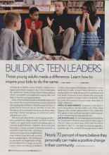 Better Homes & Gardens October 2006 Magazine Article: BUILDING TEEN LEADERS
