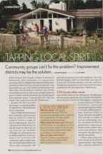 Better Homes & Gardens October 2006 Magazine Article: TAPPING LOCAL SPIRIT